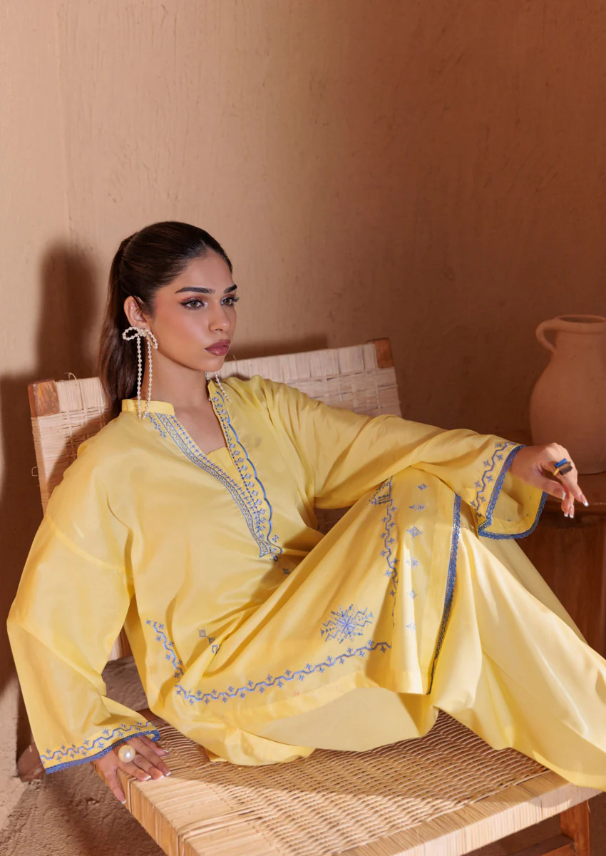 L-Yellow-Cambric-2 Piece (WPS25DE2001) - Image 3
