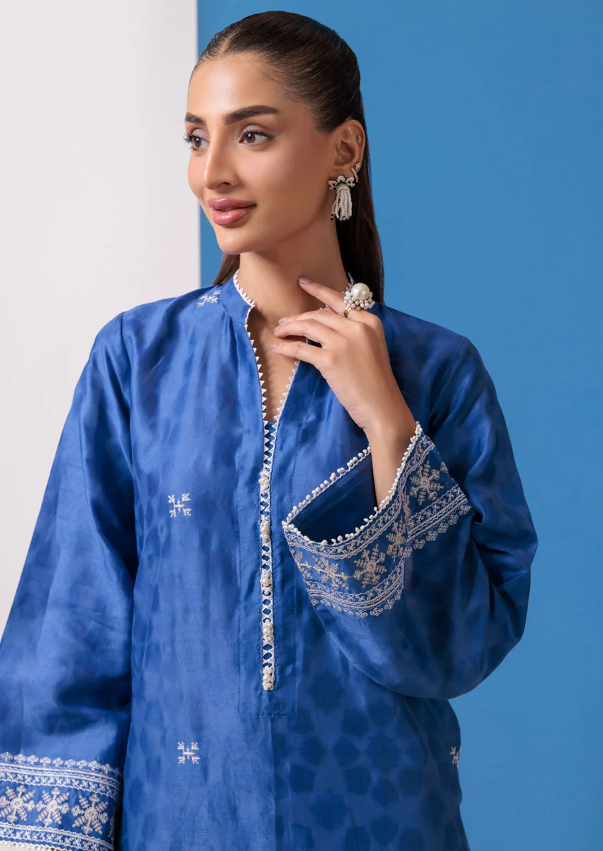 Blue-Jacquard-2 Piece (WPS25DE2011) - Image 4