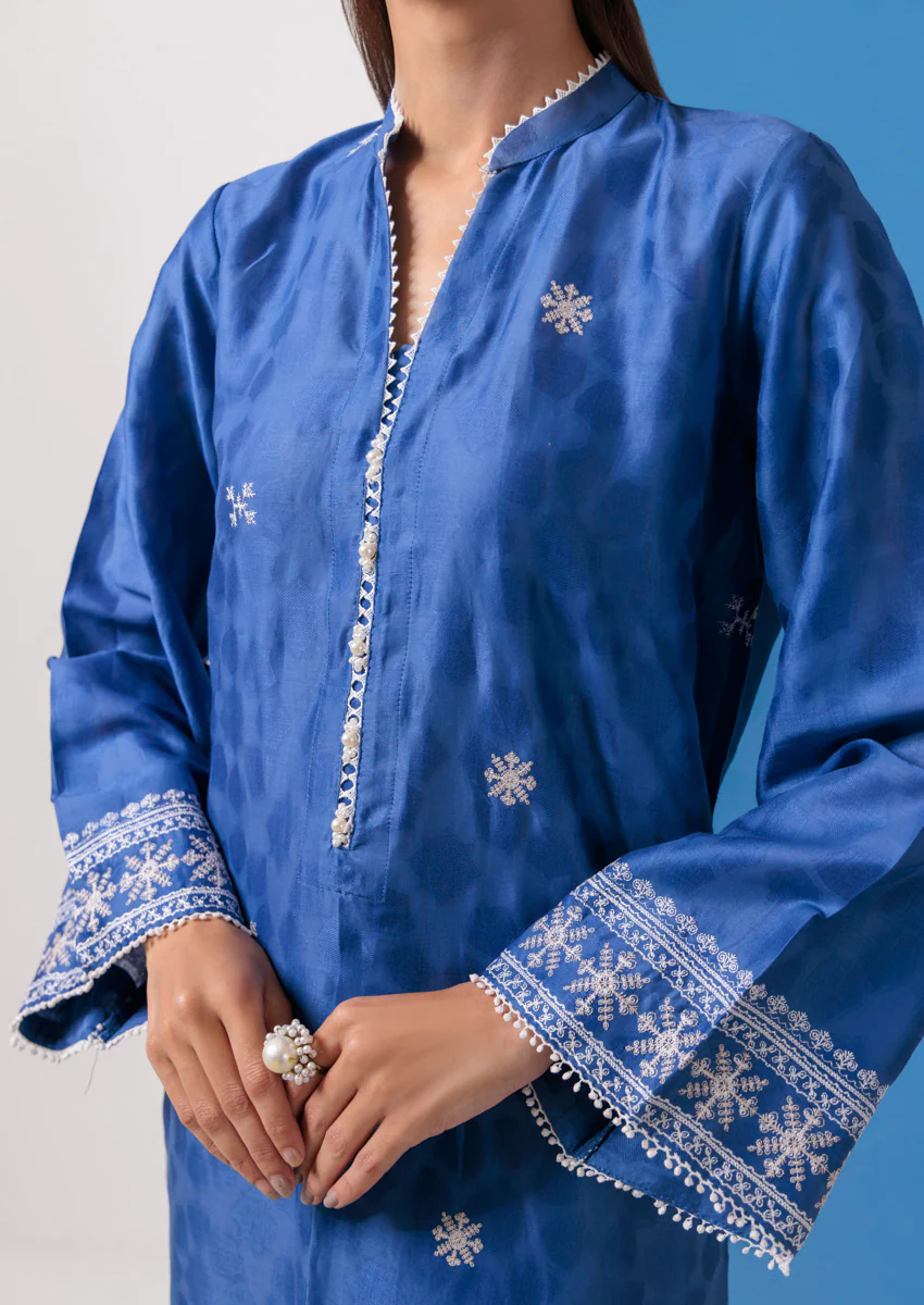 Blue-Jacquard-2 Piece (WPS25DE2011) - Image 5