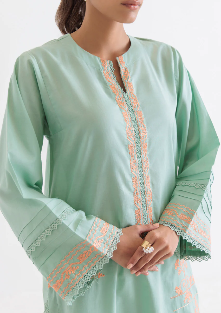 S-Green-Cambric-2 Piece (WPS25DE2016) - Image 3