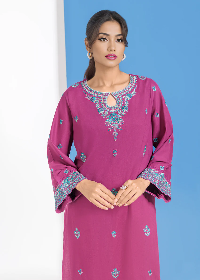 Purple-Cambric-2 Piece (WPS25DE2047) - Image 3
