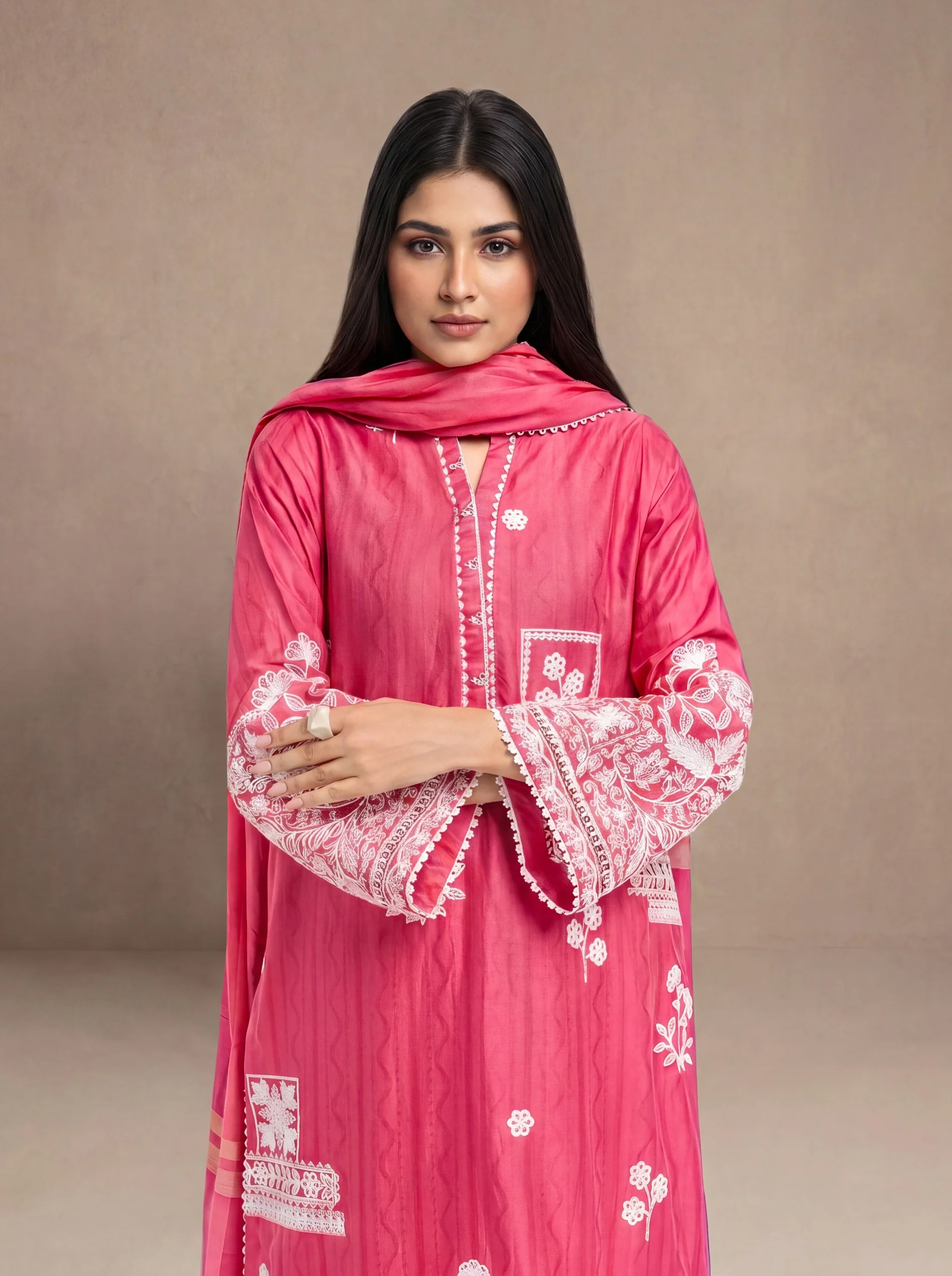Coral-Jacquard-3 Piece (WPS25DE3002) - Image 2