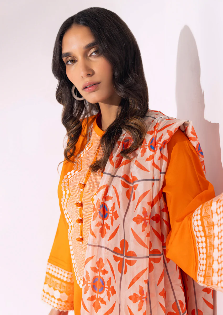 Orange-Lawn-3 Piece (WPS25DE3025) - Image 5