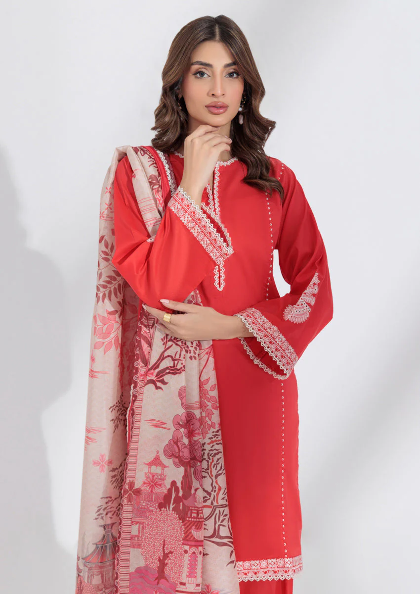 Crimson-Cambric-3 Piece (WPS25DE3028) - Image 10