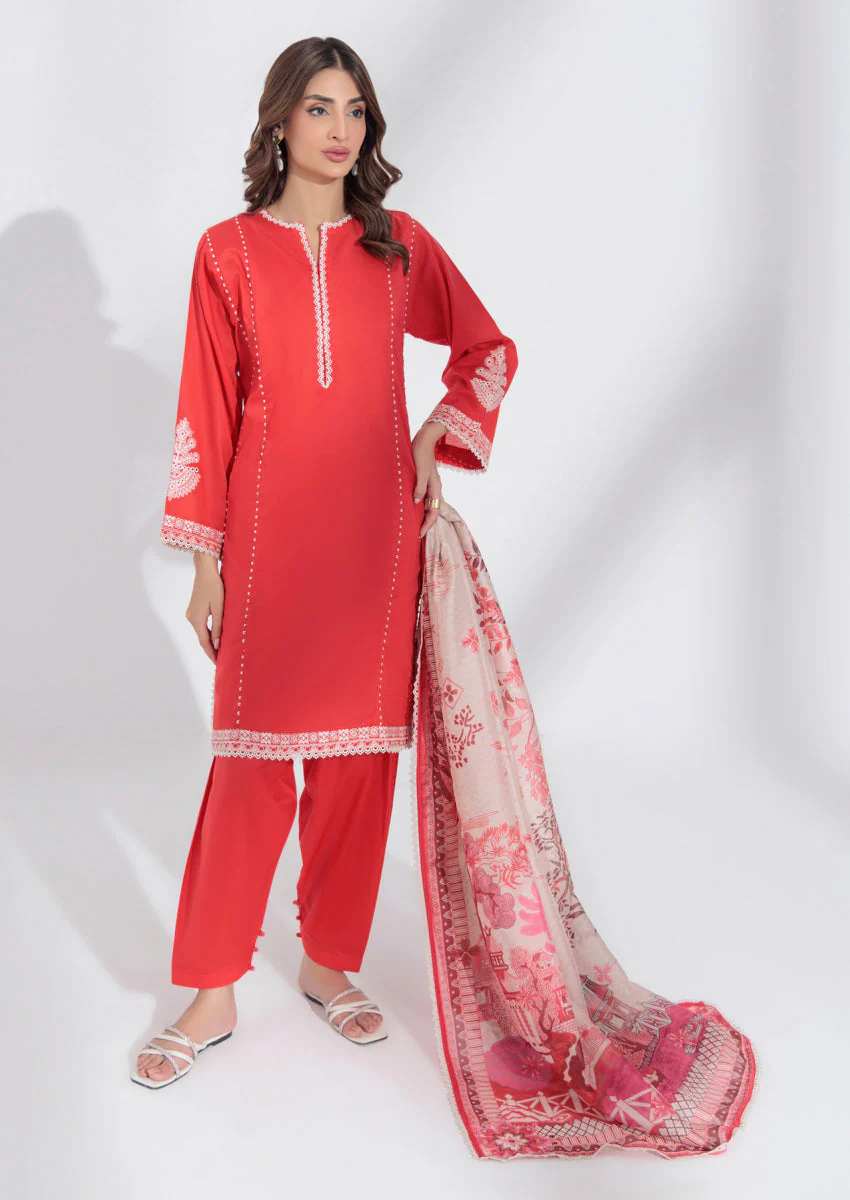 Crimson-Cambric-3 Piece (WPS25DE3028) - Image 8