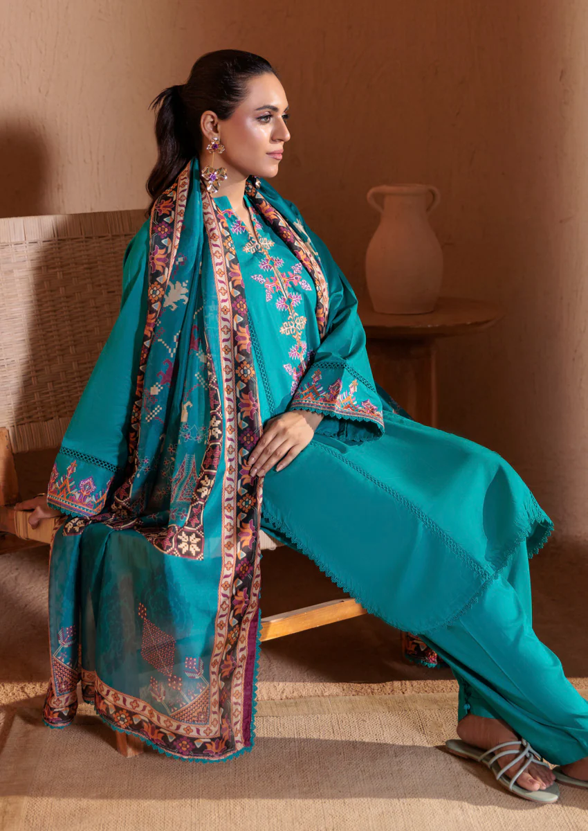 Teal-Cambric-3 Piece (WPS25DE3030) - Image 4