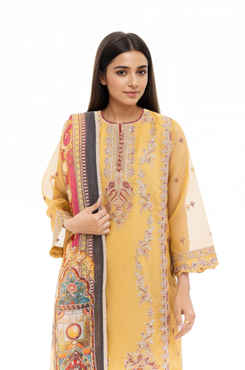 Mustard-Dyed-3 Piece (WPS25FE3010) - Image 11
