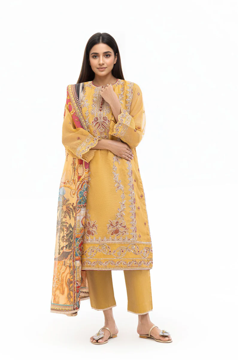 Mustard-Dyed-3 Piece (WPS25FE3010) - Image 8