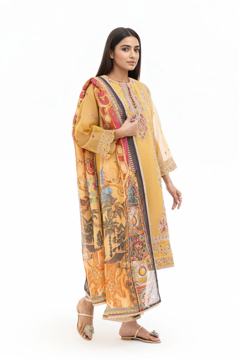 Mustard-Dyed-3 Piece (WPS25FE3010) - Image 9