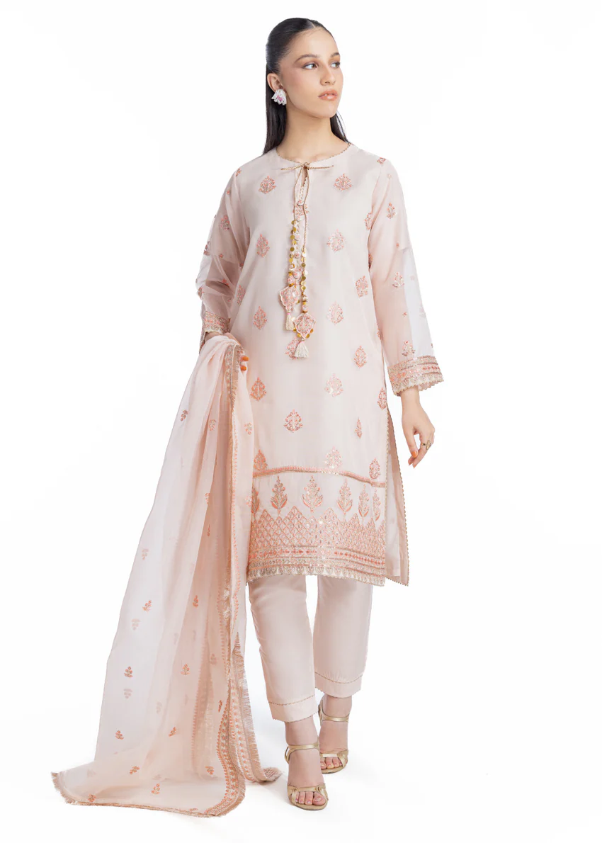 Ivory-Textured Net-3 Piece-(WPS25FE3011) - Image 2