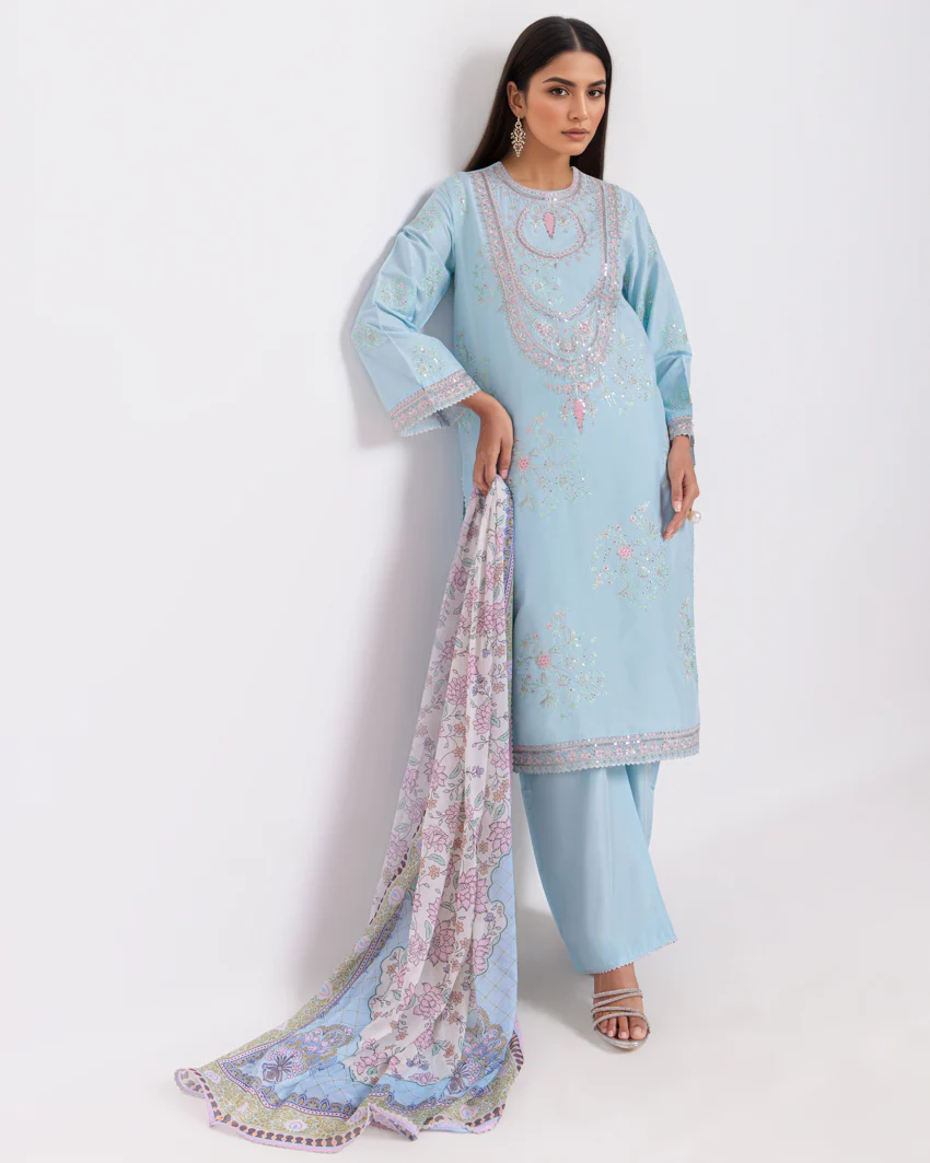 L-Blue-Cotton Net-3 Piece (WPS25FE3024) - Image 5
