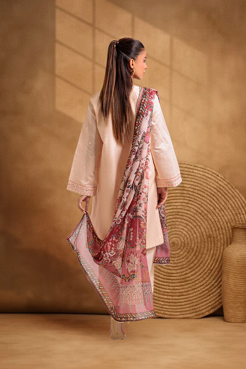 Peach-Cotton Net-3 Piece (WPS25FE3046) - Image 2