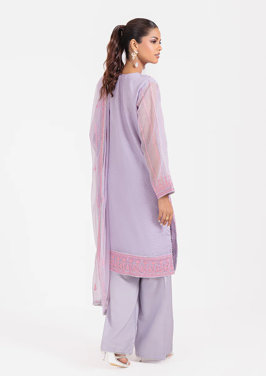 Lilac-Textured Net -3 Piece (WPS25FE3058) - Image 2