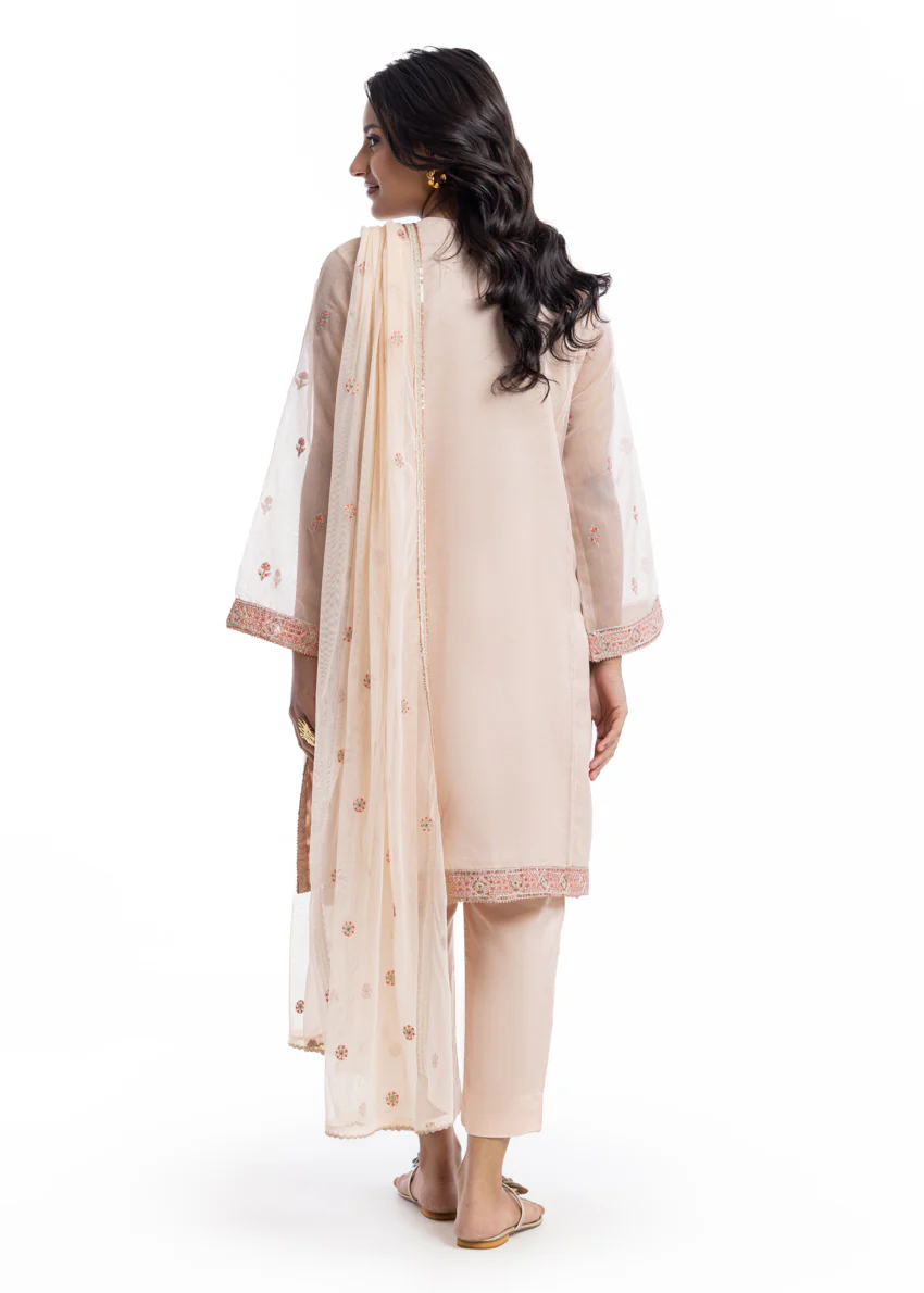 Pink-Textured Net -3 Piece (WPS25FE3059) - Image 2