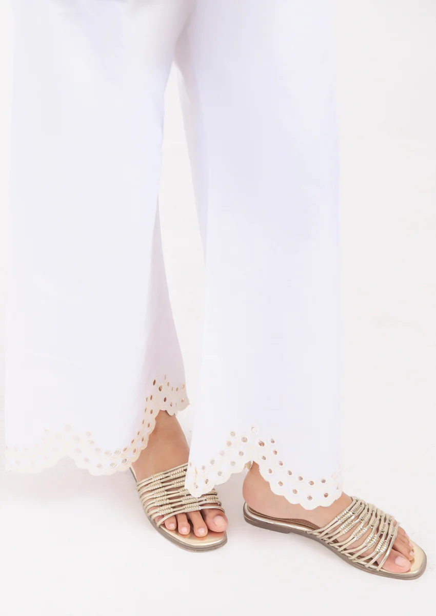 Dyed Cambric Embroidered Culotte (WPS25IZ1006) - Image 3