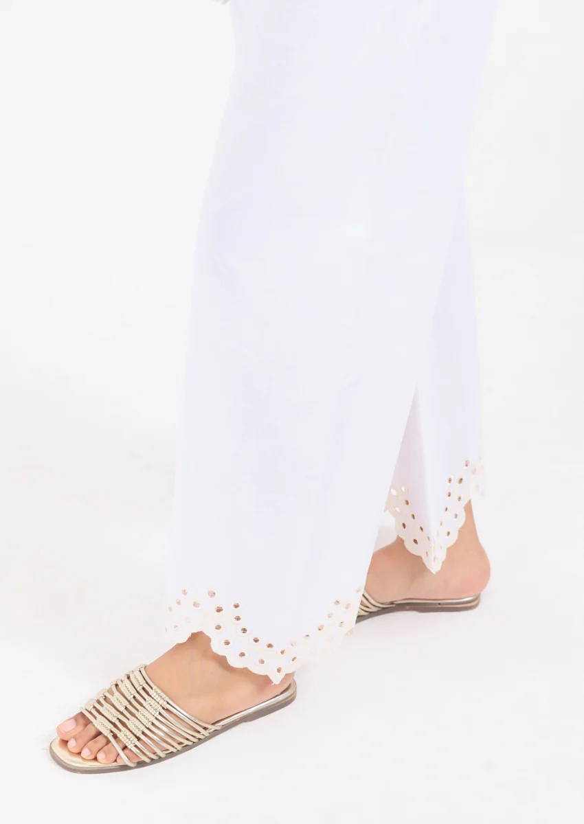 Dyed Cambric Embroidered Culotte (WPS25IZ1006) - Image 4