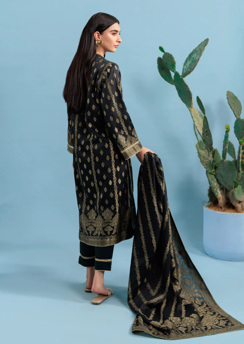 Black-Jacquard-3 Piece (WPS25JD3004) - Image 2