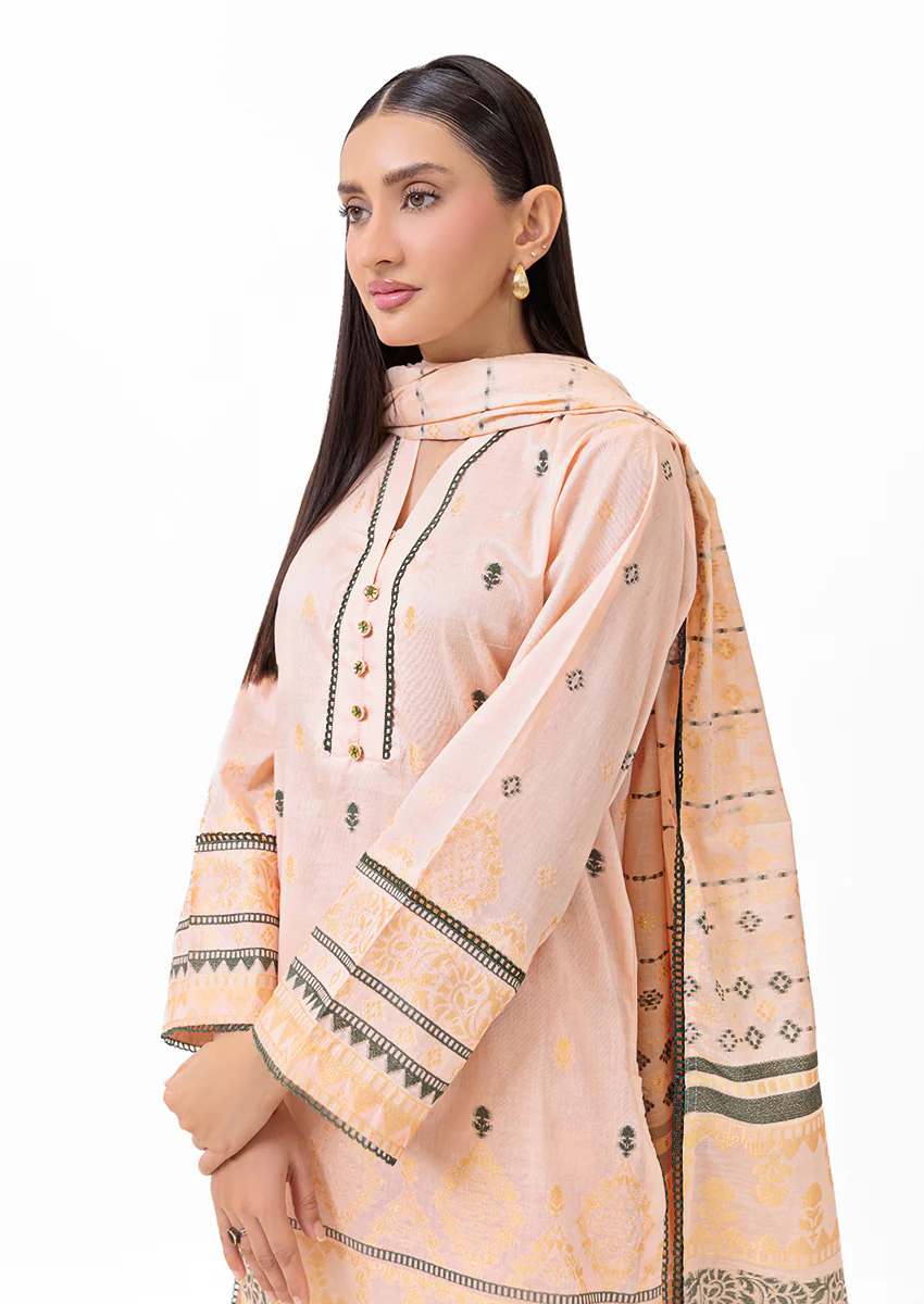 Peach-Jacquard-3 Piece (WPS25JD3012) - Image 5