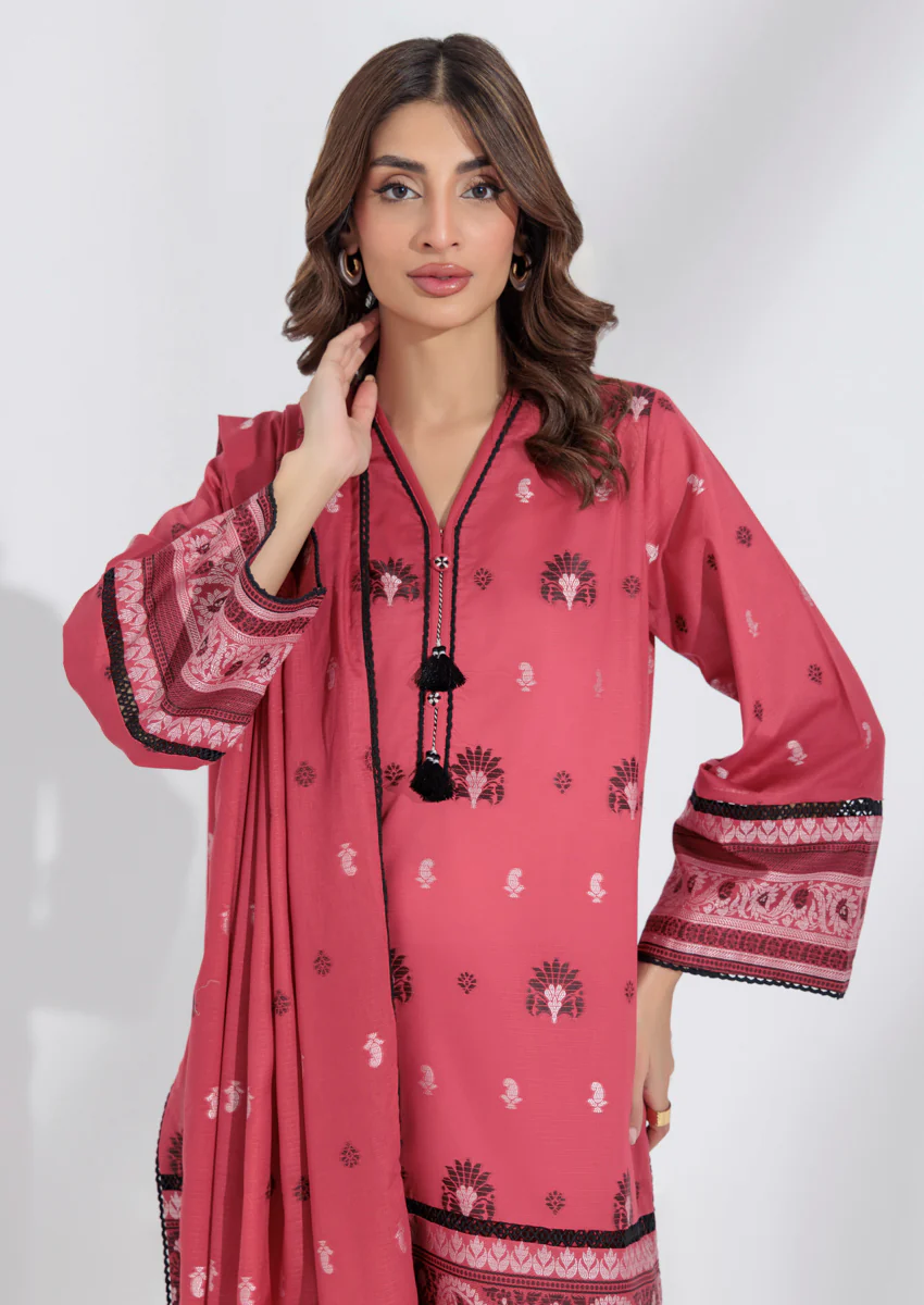 Red-Jacquard-3 Piece (WPS25JD3015) - Image 5
