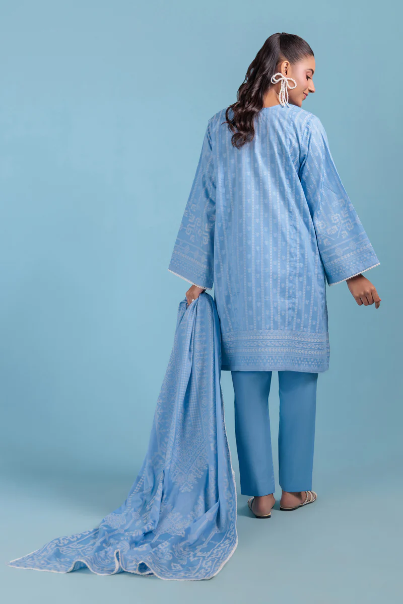 Lavender-Jacquard-3 Piece (WPS25JD3041) - Image 2