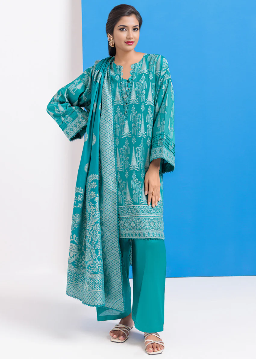Blue-Jacquard-3 Piece (WPS25JD3042) - Image 3