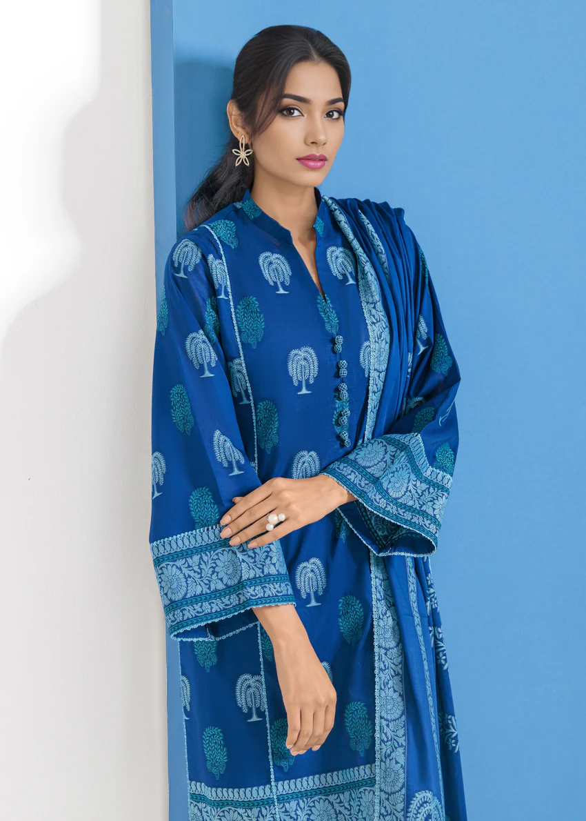 Blue-Jacquard-3 Piece (WPS25JD3046) - Image 3