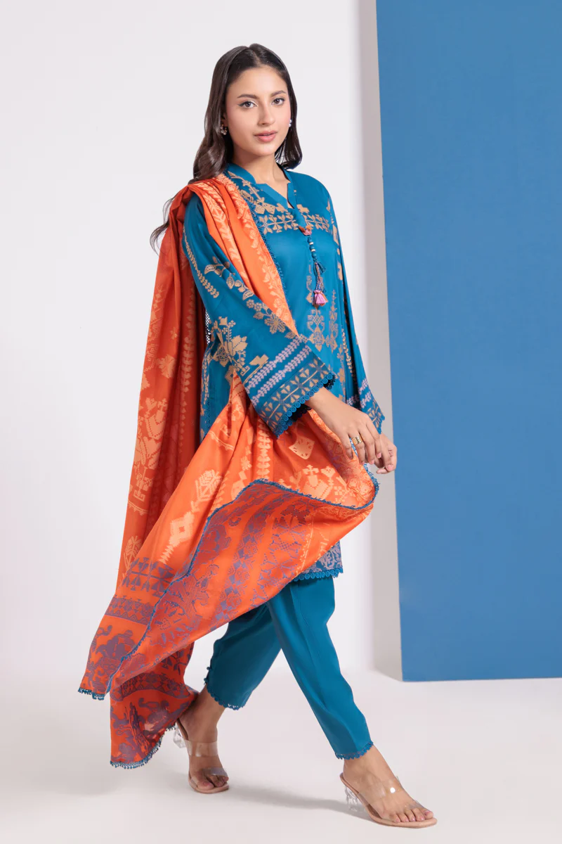 Blue-Jacquard-3 Piece (WPS25JD3050) - Image 5