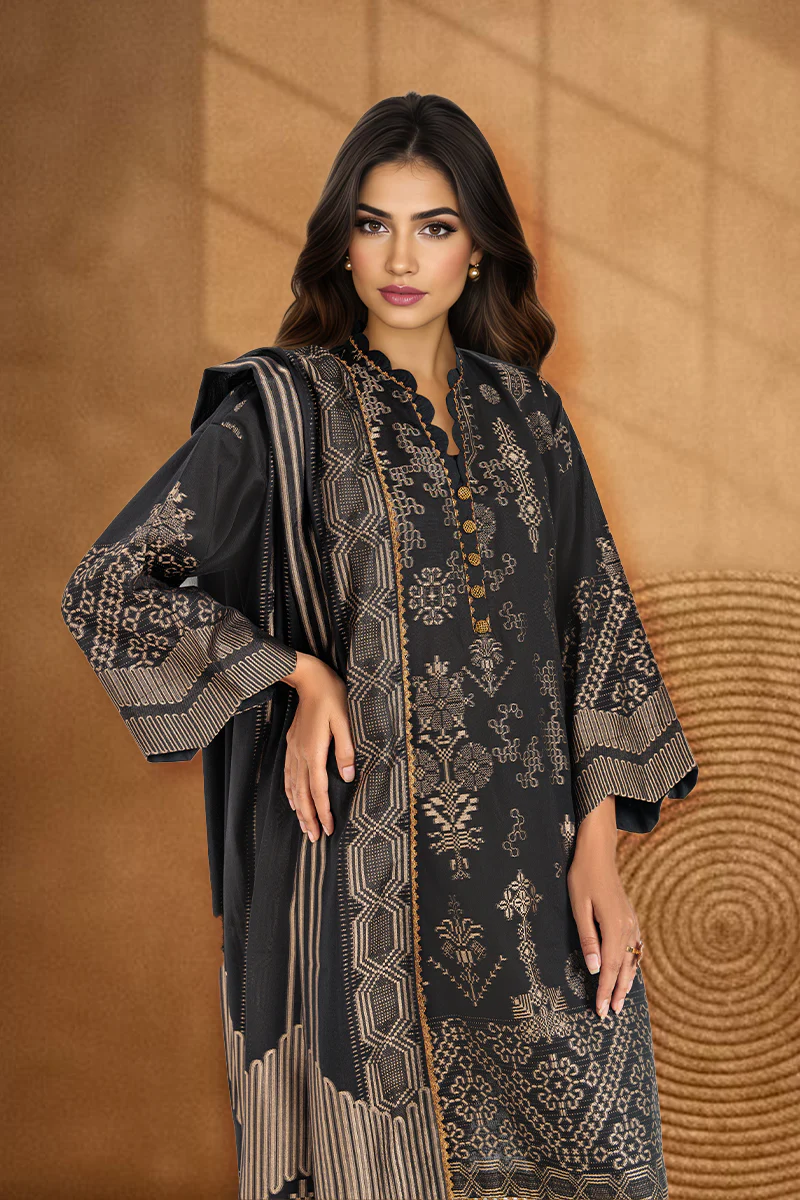 Black-Jacquard-3 Piece (WPS25JD3056) - Image 3