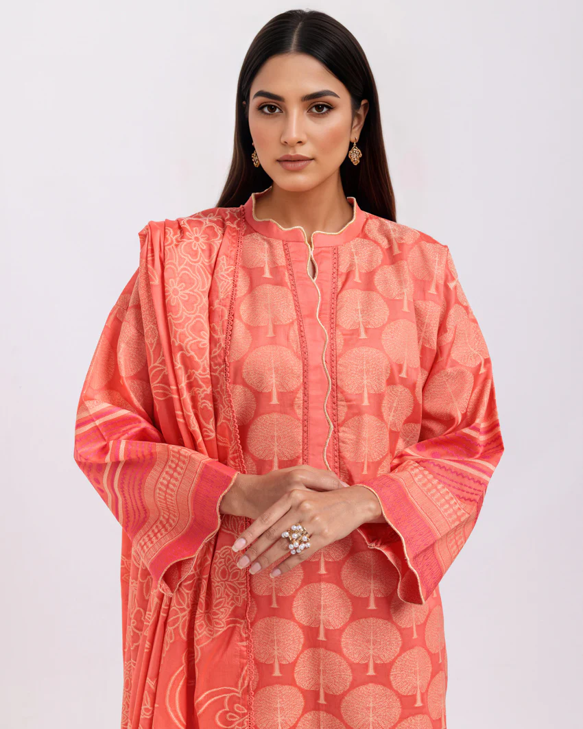 Peach-Jacquard-3 Piece (WPS25JD3060) - Image 6