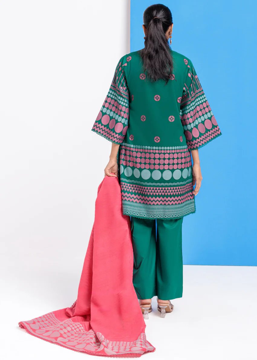 Green-Jacquard-3 Piece (WPS25JD3063) - Image 2