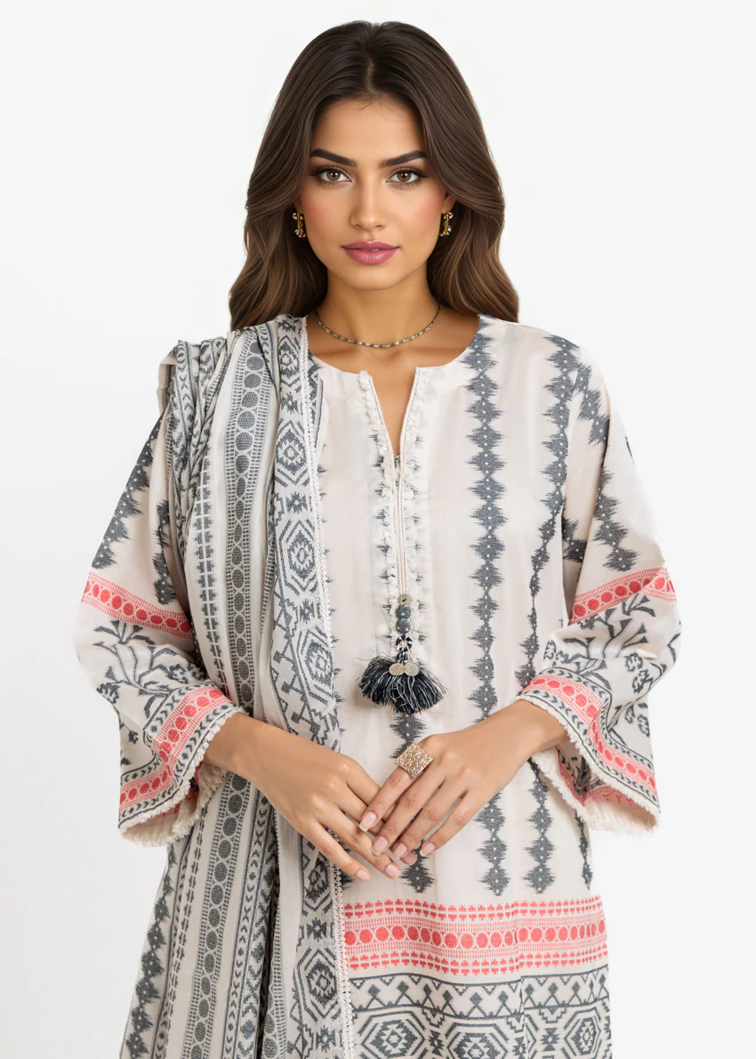 O-White-Jacquard-3 Piece (WPS25JD3066) - Image 4