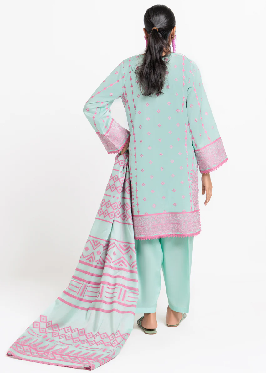 B-Green-Jacquard-3 Piece (WPS25JD3069) - Image 2