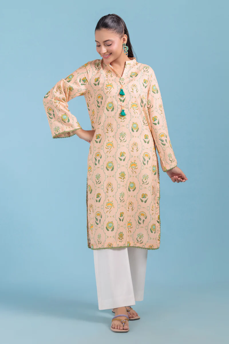 Peach-Lawn-1 Piece (WPS25P1024) - Image 4