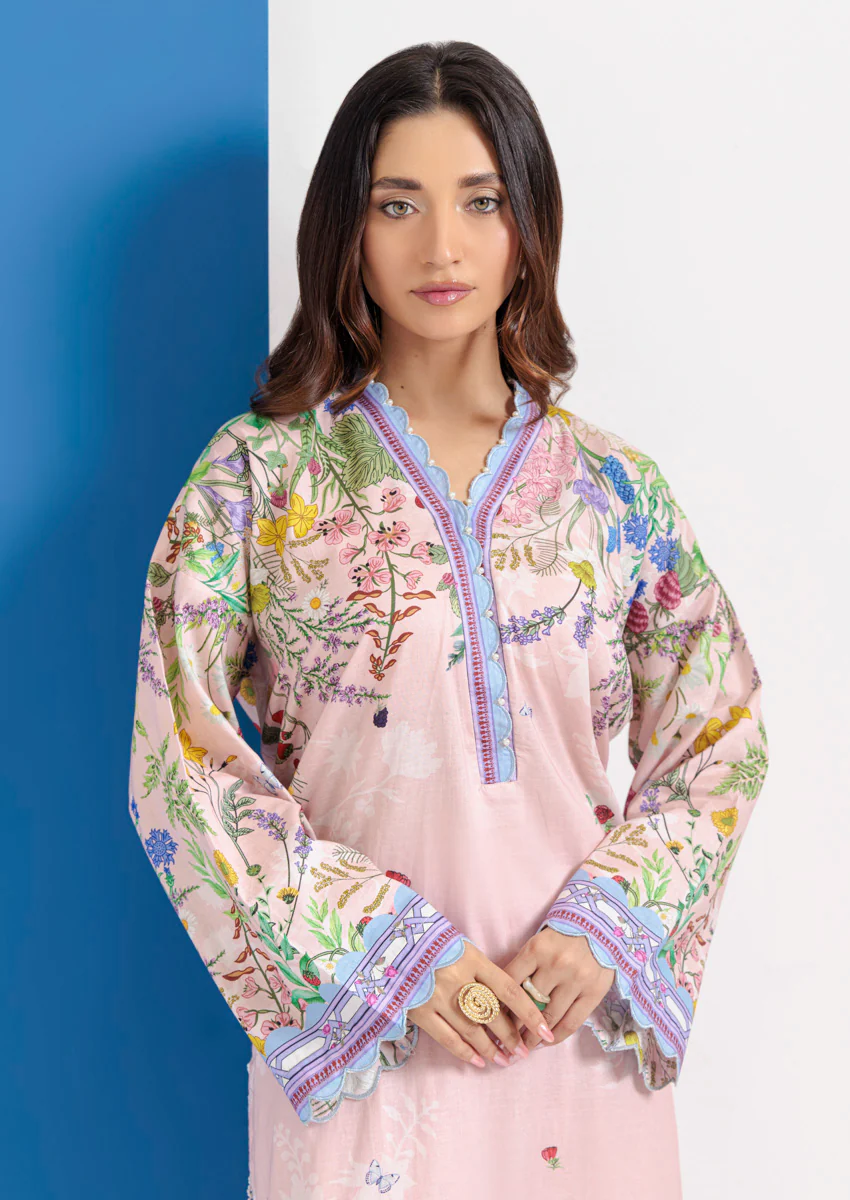 L-Pink-Cambric-2 Piece (WPS25P2008) - Image 3