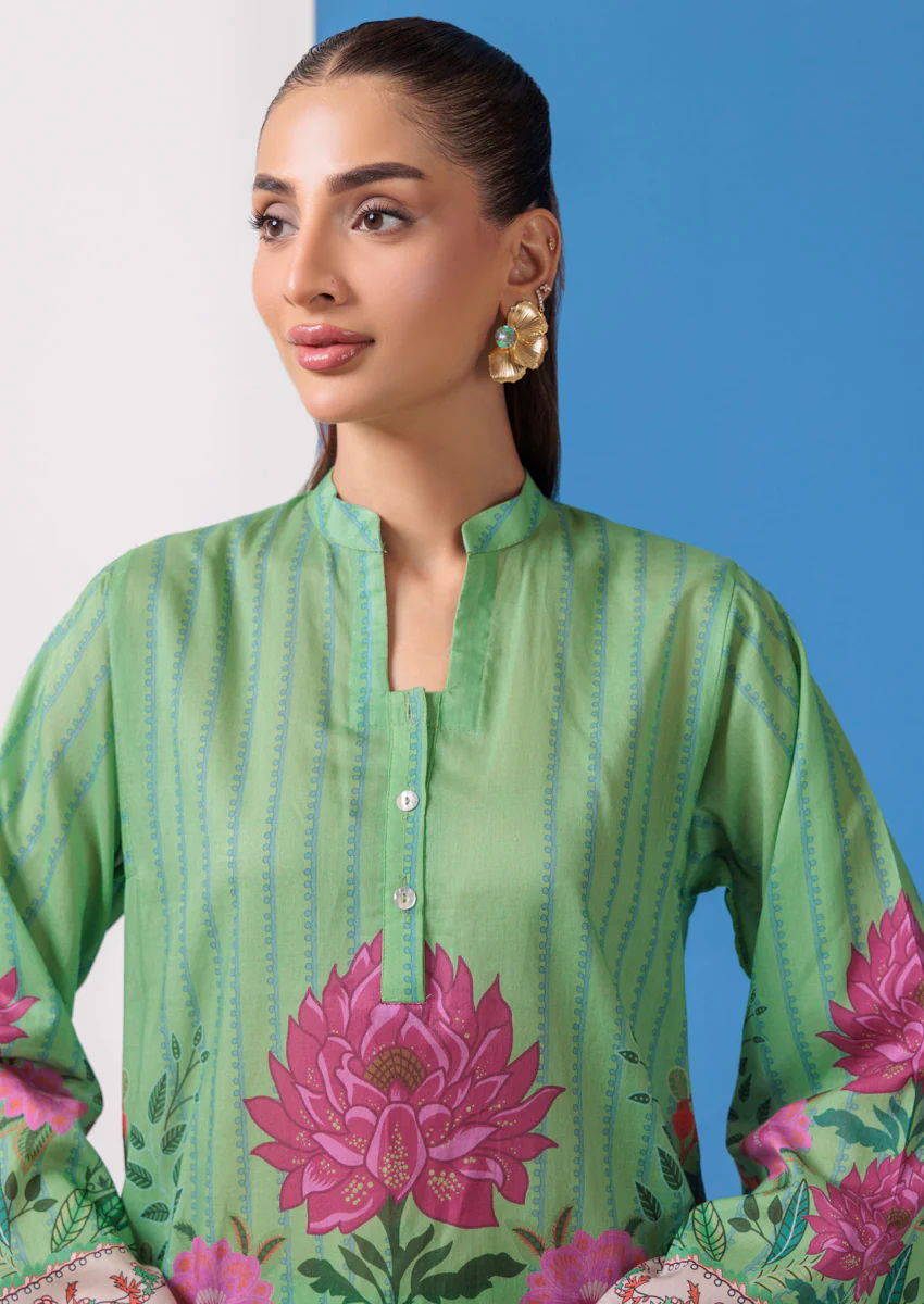 Mt-Green-Cambric-2 Piece (WPS25P2022) - Image 3