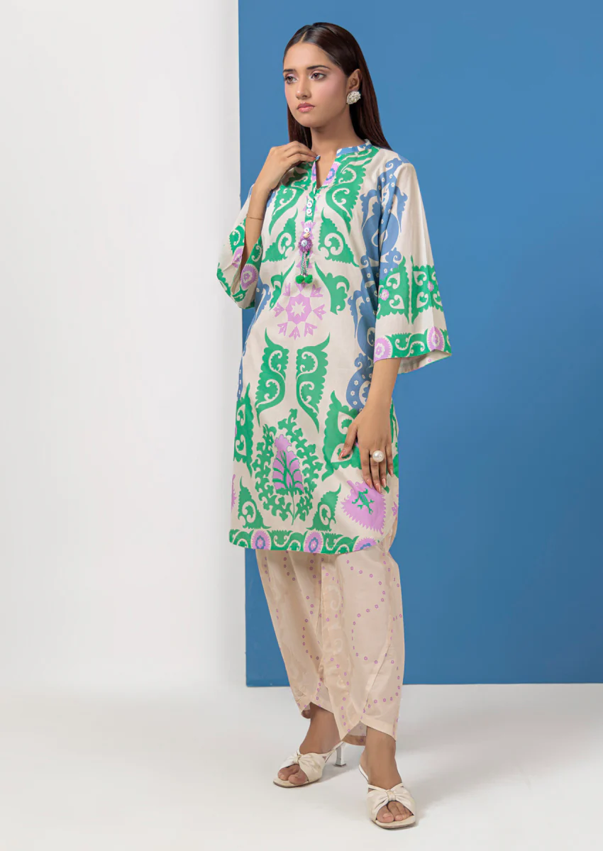 B-Cream-Lawn-2 Piece (WPS25P2040) - Image 3