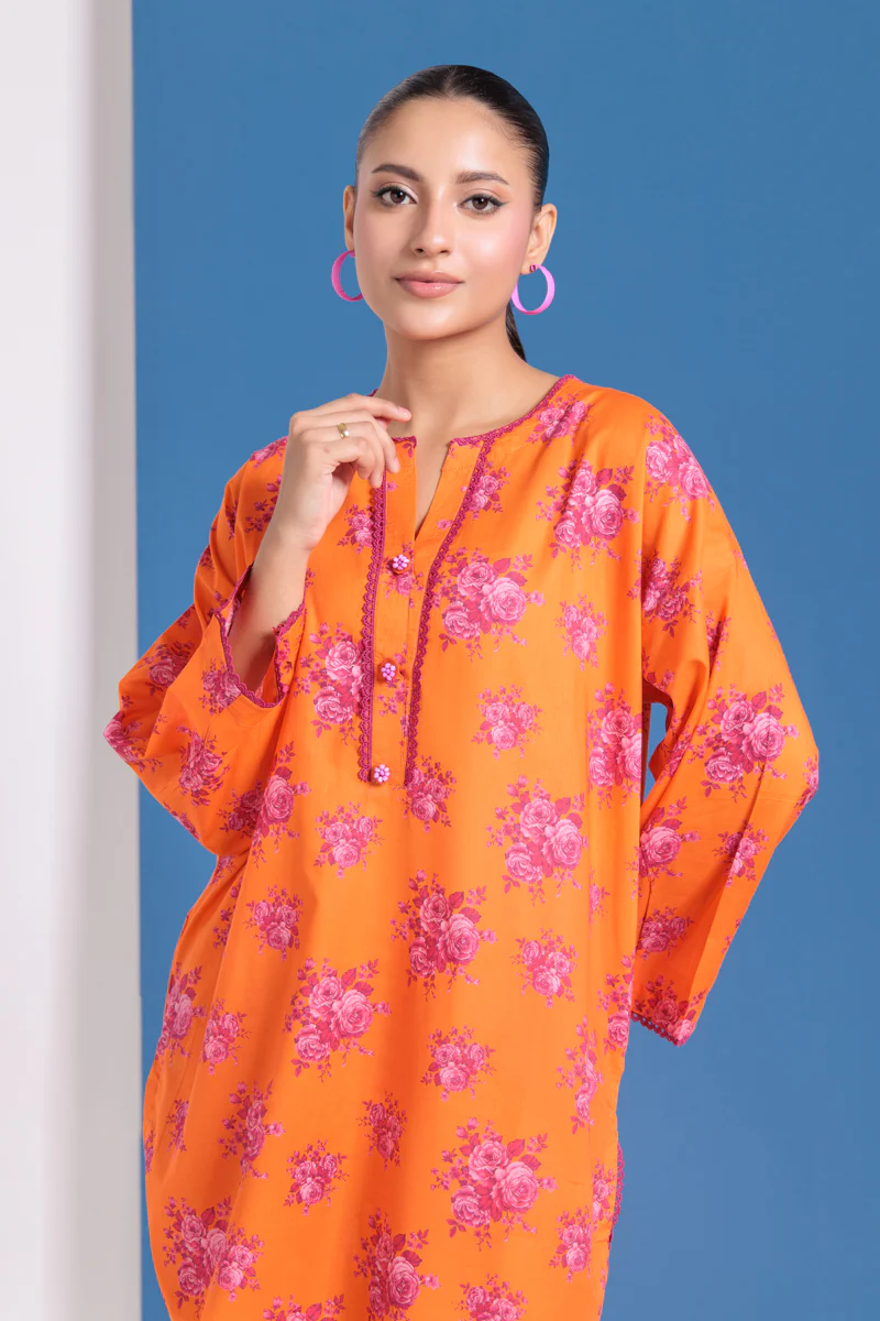 Orange-Cambric-2 Piece (WPS25P2043) - Image 3