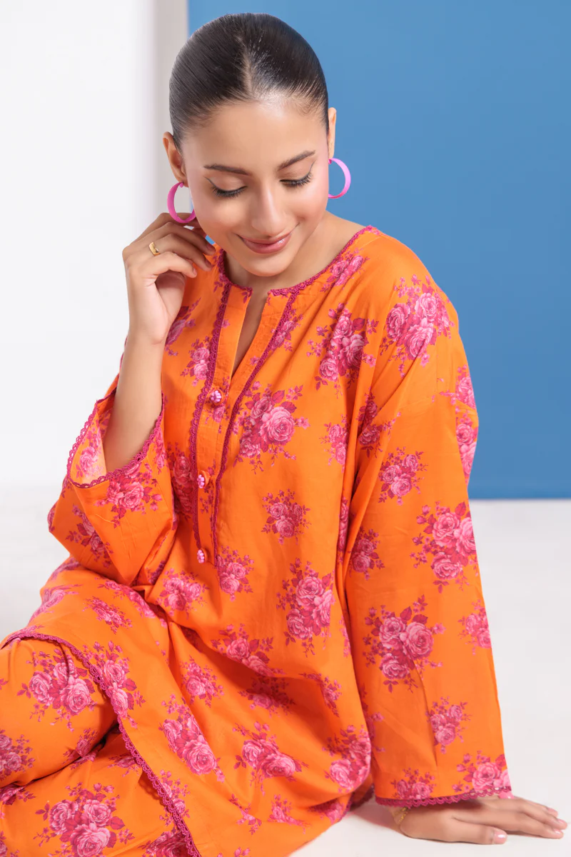 Orange-Cambric-2 Piece (WPS25P2043) - Image 7