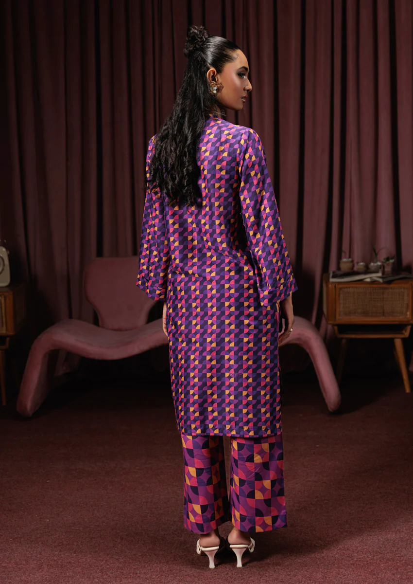 Purple-Cambric-2 Piece (WPS25P2056) - Image 2