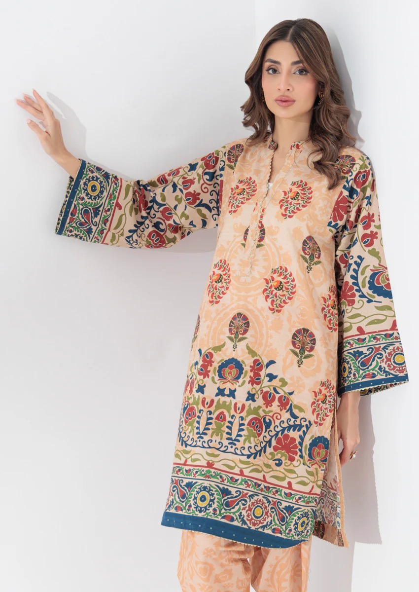 Beige-Viscose-2 Piece (WPS25P2P049) - Image 3