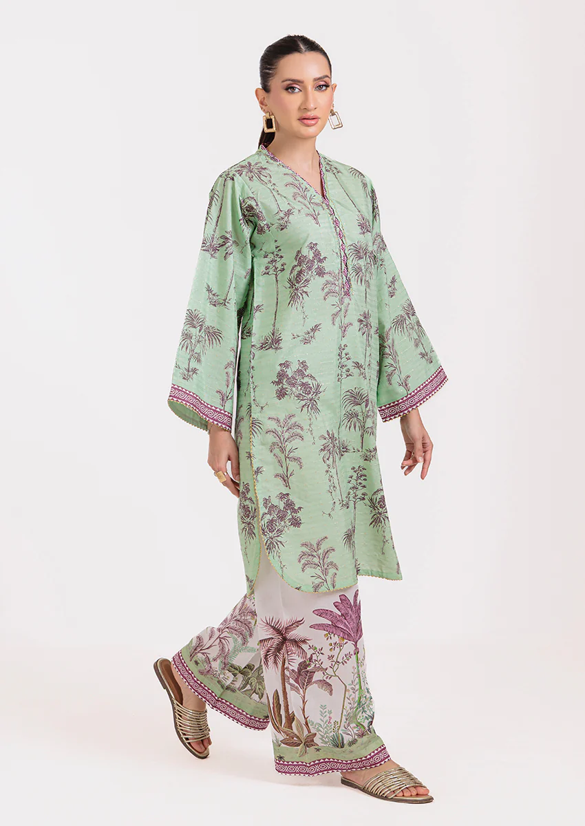 L-Green-Lurex-2 Piece (WPS25P2P051) - Image 4