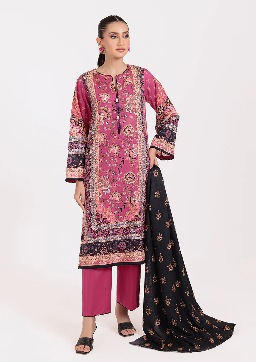 Magenta-Lawn-3 Piece (WPS25P3014) - Image 6
