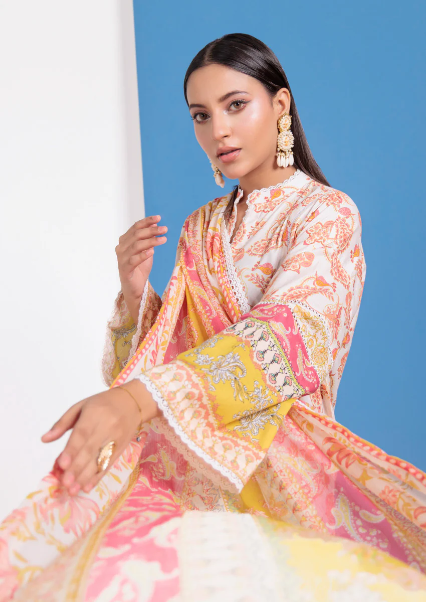 Cream-Cambric-3 Piece (WPS25P3016) - Image 6