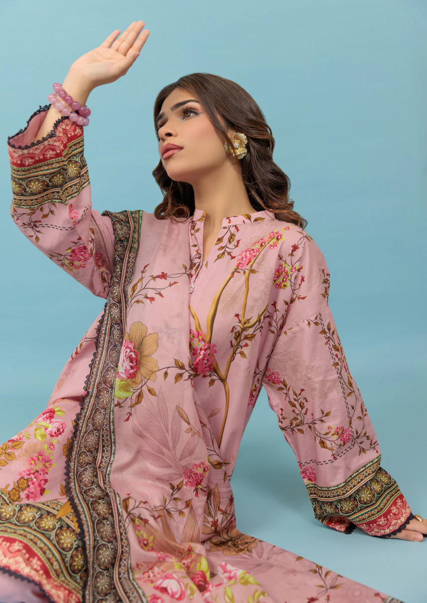 Pink-Lawn-3 Piece (WPS25P3035) - Image 3