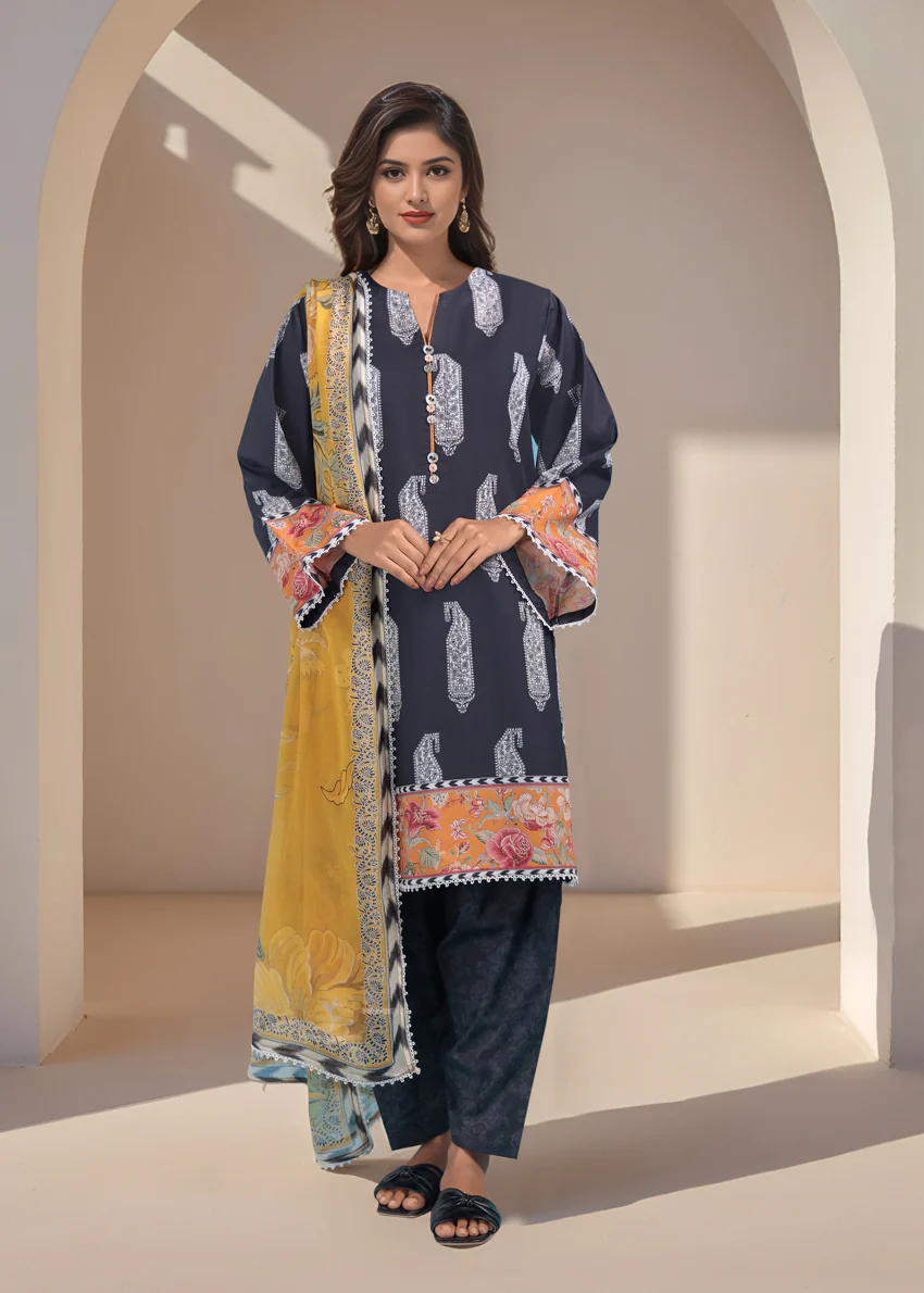 Black-Cambric-3 Piece (WPS25P3037) - Image 3