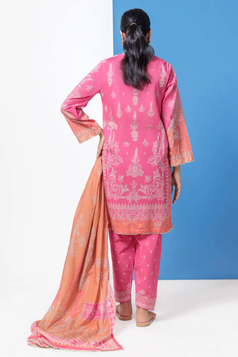 Pink-Lawn-3 Piece (WPS25P3040) - Image 2
