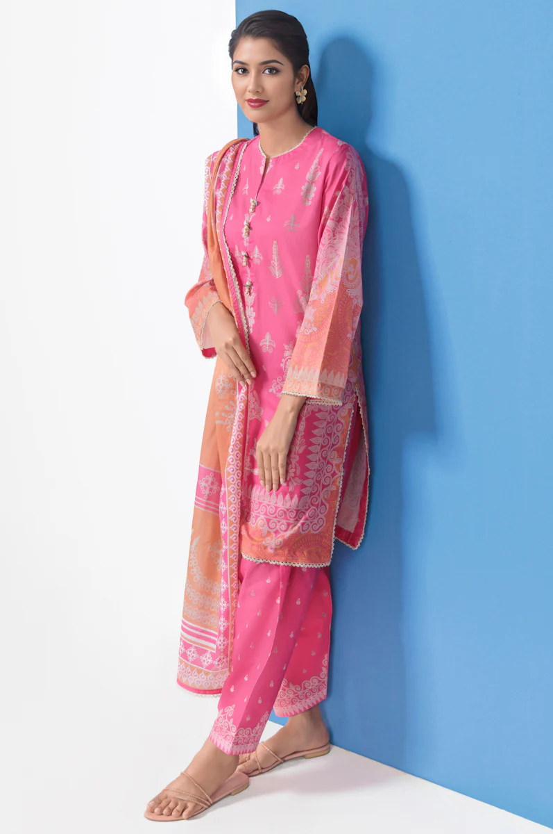Pink-Lawn-3 Piece (WPS25P3040) - Image 4