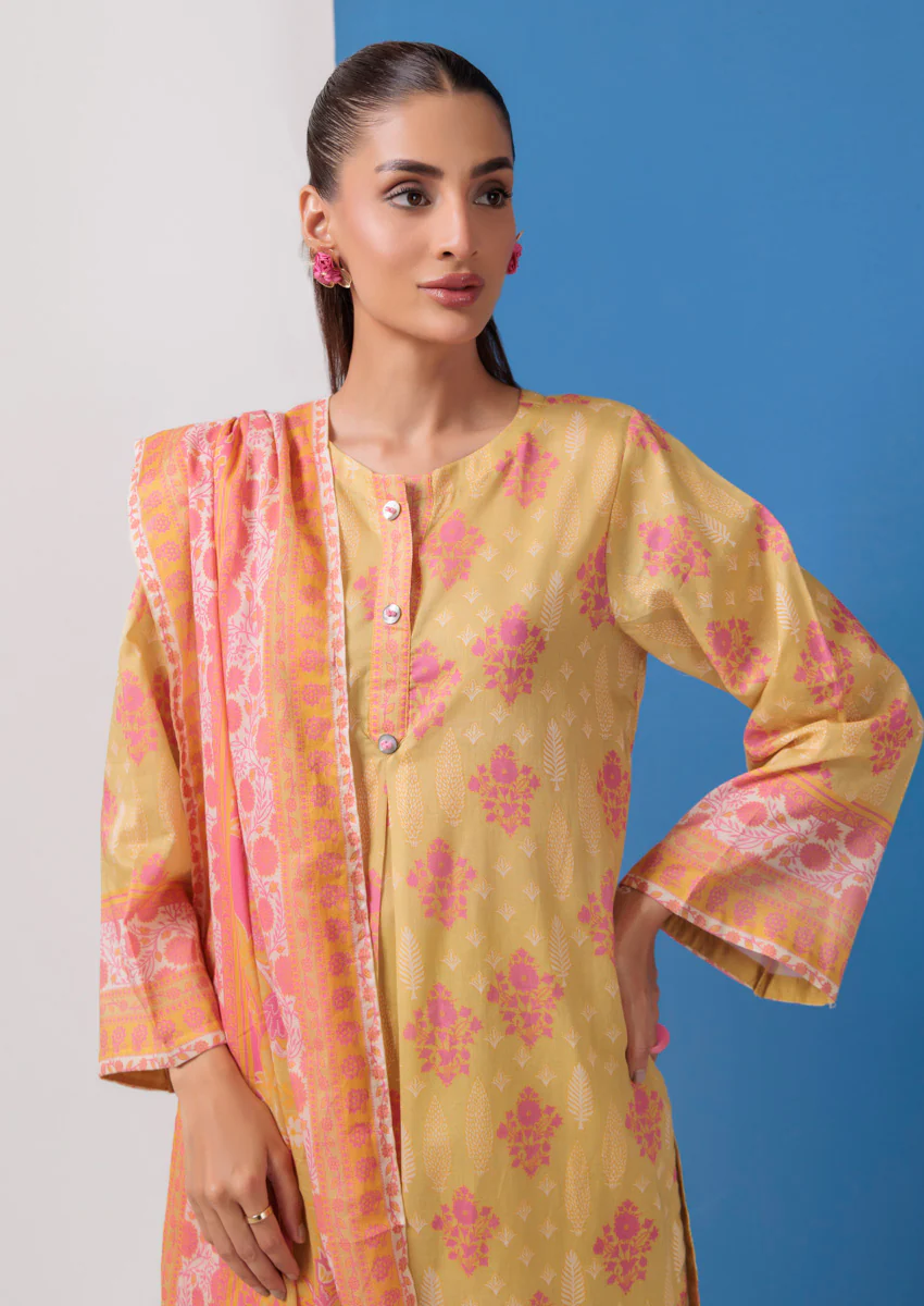 Mustard-Cambric-3 Piece (WPS25P3056) - Image 4