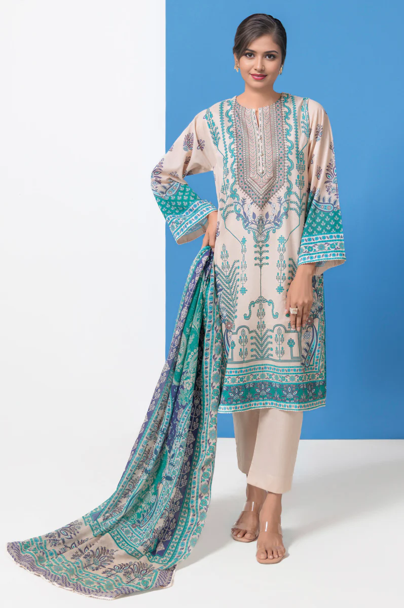 L-Peach-Lawn-3 Piece (WPS25P3057) - Image 4