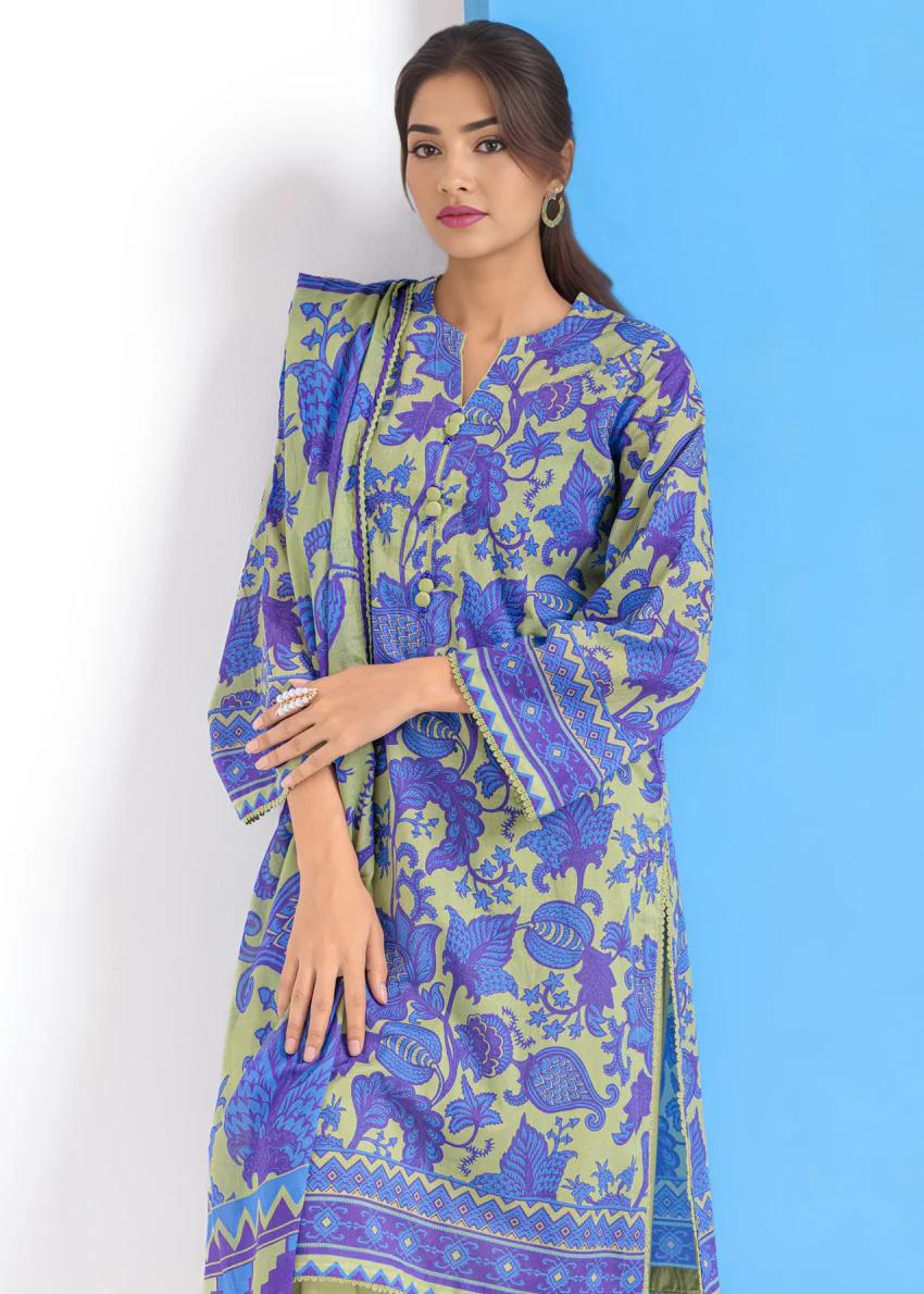 Green-Cambric-3 Piece (WPS25P3059) - Image 5